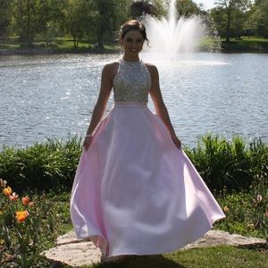 2017 Pink Jovani Prom Dress